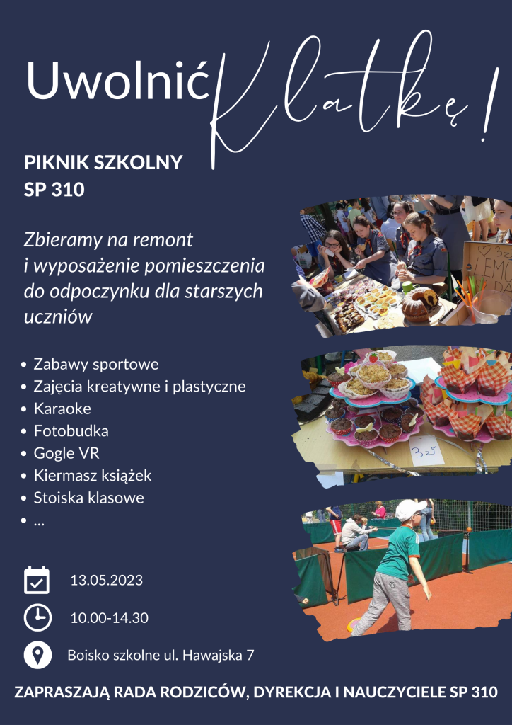 Plakat Piknik szkolny