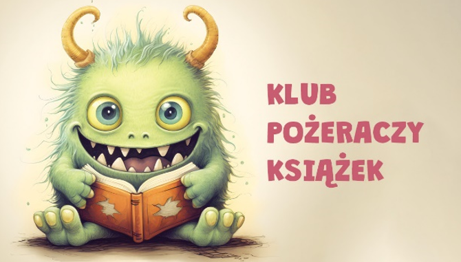 Plakat "Klub pożeracza książek"