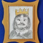 Galeria obrazów wykonanych przez uczniów klas szóstych przedstawiających Bolesława Chrobrego