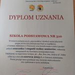 Dyplom uznania dla klasy z Centrum Alzhaimera